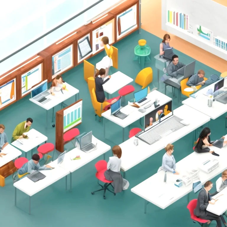 Online learning platform interface